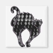 Moon Phase Kitty Magnet (Vorne)