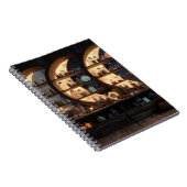 Moon-Phase-Shelf-Notebook Notizblock (Rechte Seite)