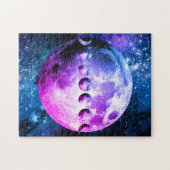 Moon Phasen & Glowing Stars of The Universe Puzzle (Horizontal)