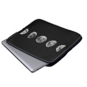 Moon Phases 15" Notebook-Gehäuse Laptopschutzhülle (Vorne Knopf)