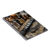 Moon Phases Alchemy Candlelit Notebook Notizblock (Rechte Seite)