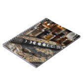 Moon Phases Alchemy Candlelit Notebook Notizblock (Linke Seite)