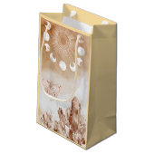 Moon Phases and Moth Kleine Geschenktüte (Rückseite Schrägansicht)