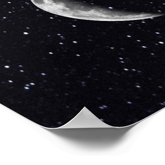 Moon Phases art Poster (Ecke)