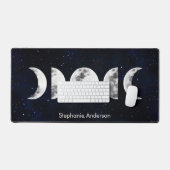 Moon Phases Astrologie Yoga Holistic Healer Name Schreibtischunterlage (Tastatur & Maus)