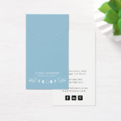 Moon Phases Blue Earring Juwelier Display Cards (Schreibtisch)