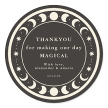 Moon Phases boho himmlische Gastgeschenk Hochzeit