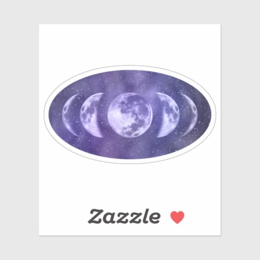 Moon Phases Boho Lunar Aufkleber (Blatt)