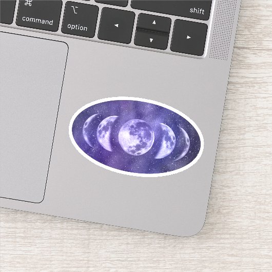 Moon Phases Boho Lunar Aufkleber (Detail)