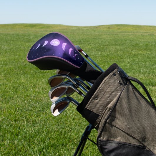 Moon Phases Cool Astronomie Golf Headcover (In SItu)