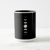 Moon Phases Cool Astronomie Tasse (Zentrum)