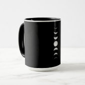 Moon Phases Cool Astronomie Tasse (Vorderseite Links)
