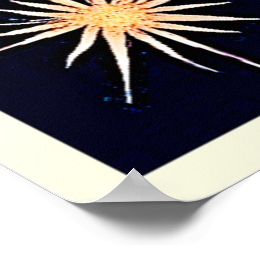 Moon Phases Crystal Cosmos Poster (Ecke)