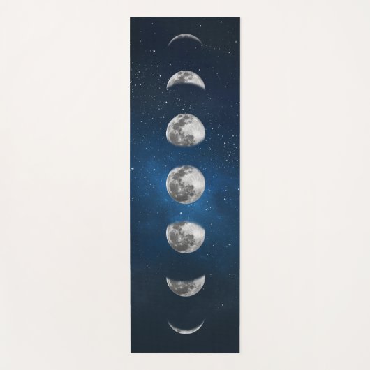 Moon Phases Galaxy Stars Yogamatte (Vorderseite)