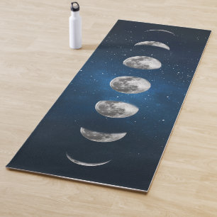 Moon Phases Galaxy Stars Yogamatte