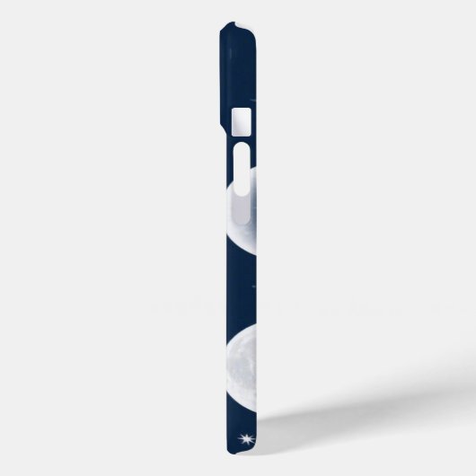 Moon Phases Grid Celestial Muster Design Case-Mate iPhone Hülle (Rückseite / Links)