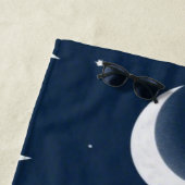 Moon Phases Grid Celestial Muster Design Strandtuch (Beispiel)