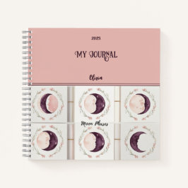 Moon Phases Journal und Sketchbook Notizblock