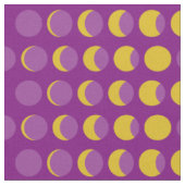 Moon Phases Mitte Jahrhundert Moderne Stoff (Nahaufnahme)