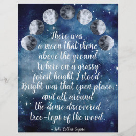 Moon Phases Mystic Scrapbook Paper