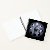 Moon Phases Notebook - Frauenverkleidung am Lunar  Notizblock (Innenseite)