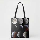 Moon Phases Pagan Wiccan Ritual Altar Tote Bag Tasche (Vorderseite)