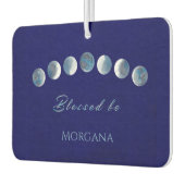 Moon Phases Personalized Autolufterfrischer (Links)
