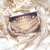 Moon Phases Space Diapper Raffle Begleitkarte