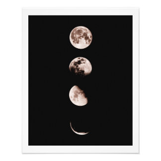 Moon Phases Wall Art – Celestial Home Decor Fotodruck