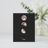 Moon Phases Wall Art - Celestis Wohngestaltung Postkarte (Stehend Vorderseite)