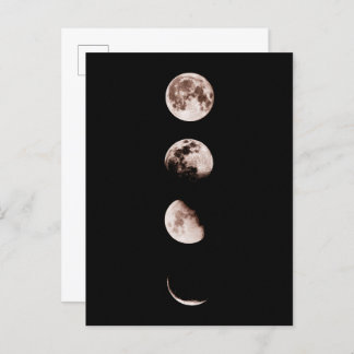 Moon Phases Wall Art - Celestis Wohngestaltung Postkarte
