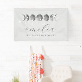 Moon Phases White Stars Banner (Insitu)