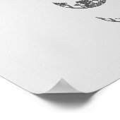 Moon Phones Wall Art Poster (Ecke)