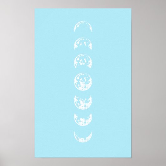 Moon Phones Wall Art Poster (Vorne)