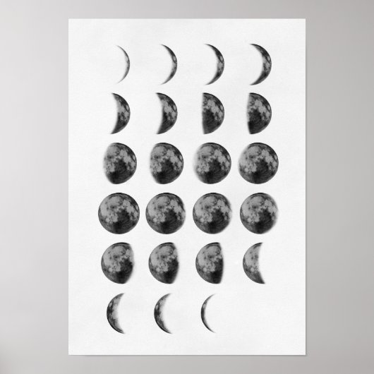Moon Phones Wall Art Poster (Vorne)