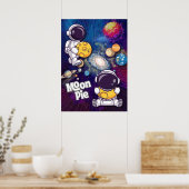 Moon Pie Strength in you Astronaut Wall art Poster (Küche)
