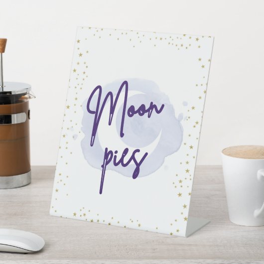 Moon Pies signieren für Two the Moon Party Sockelschild (In SItu)