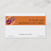 Moon Planet Logo Visitenkarte (Vorderseite)