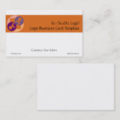 Moon Planet Logo Visitenkarte (Vorne/Hinten)