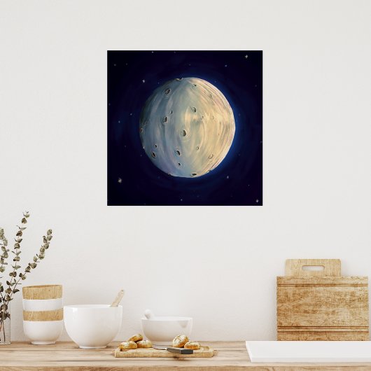 Moon Poster (Küche)
