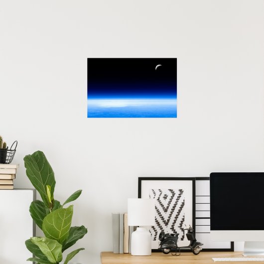 Moon Poster (Heimbüro)