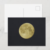 Moon Postkarte (Vorne/Hinten)
