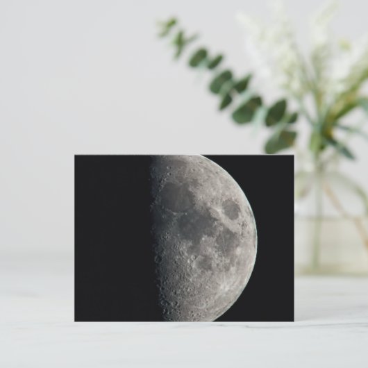 Moon Postkarte (Stehend Vorderseite)
