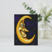 Moon Postkarte (Stehend Vorderseite)