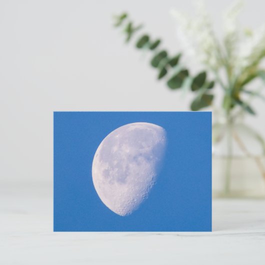 Moon Postkarte (Stehend Vorderseite)