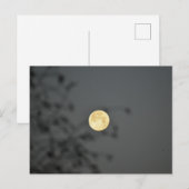 Moon Postkarte (Vorne/Hinten)