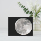 Moon Postkarte (Stehend Vorderseite)