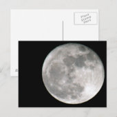 Moon Postkarte (Vorne/Hinten)