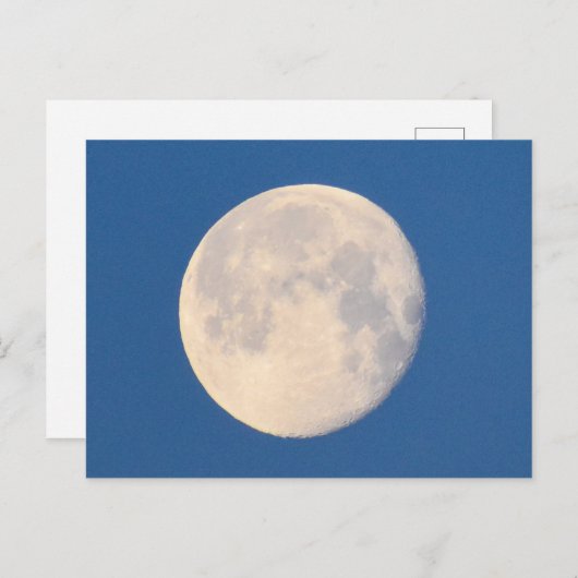 Moon  postkarte (Vorne/Hinten)