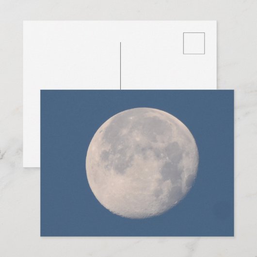 Moon  postkarte (Vorne/Hinten)